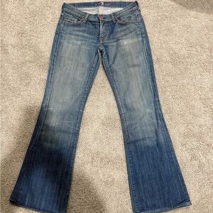 7 For All Mankind Medium Wash Flare Jeans